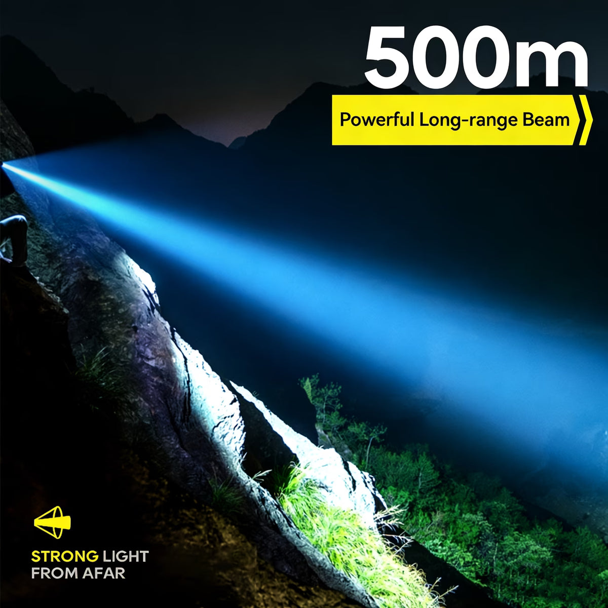 Philips Self-Powered Rechargeable Flashlight 6000mAh